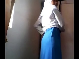 Asian muslim girl masturbates